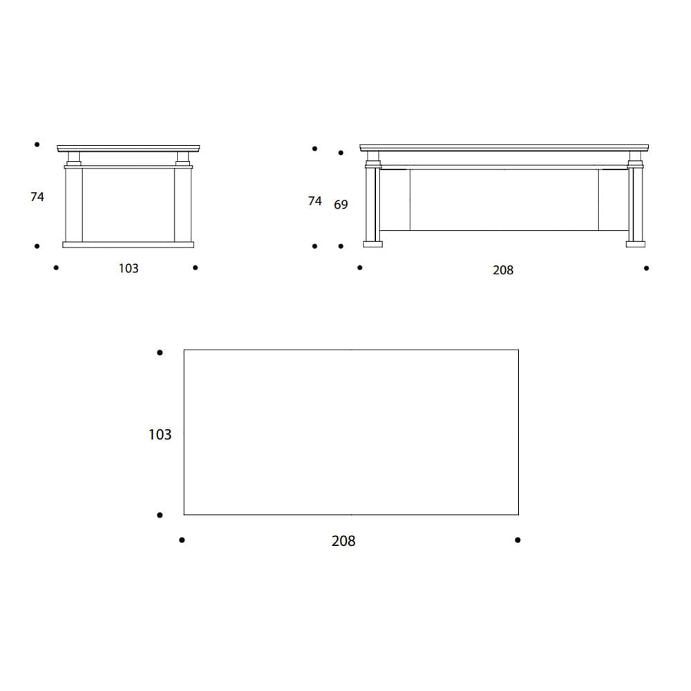 Madison Desk by Smania