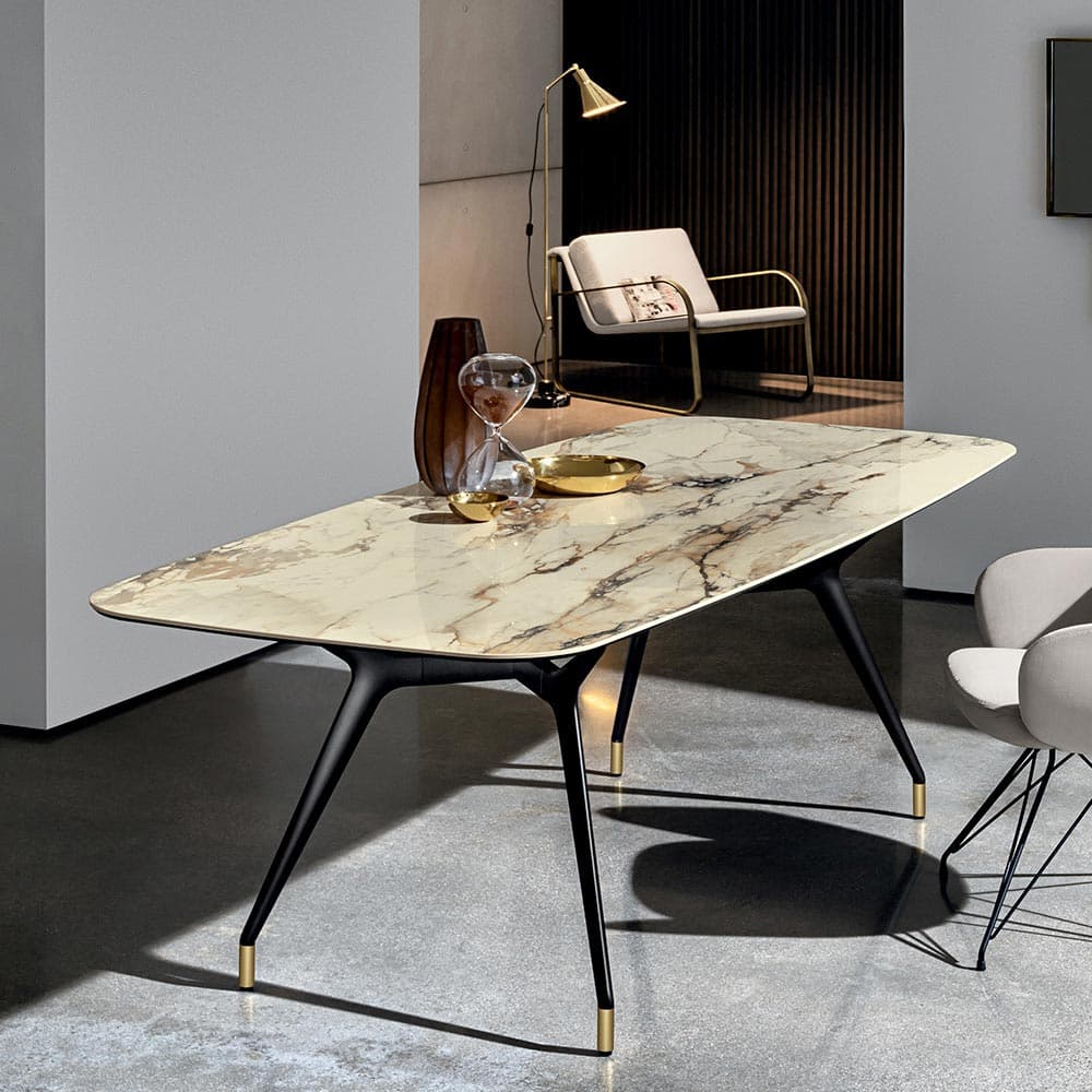 Arkos Shaped Rectangular Dining Table by Sovet Italia