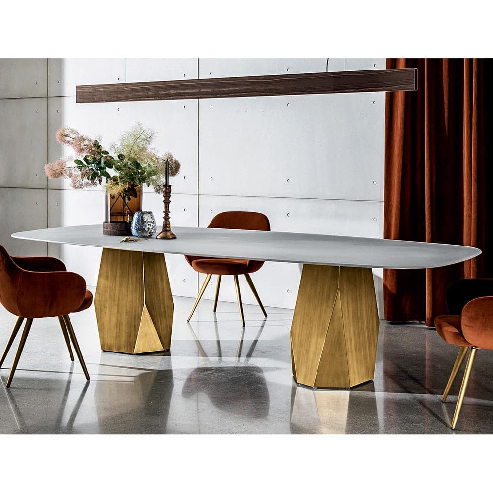 Deod Two Bases Dining Table by Sovet Italia