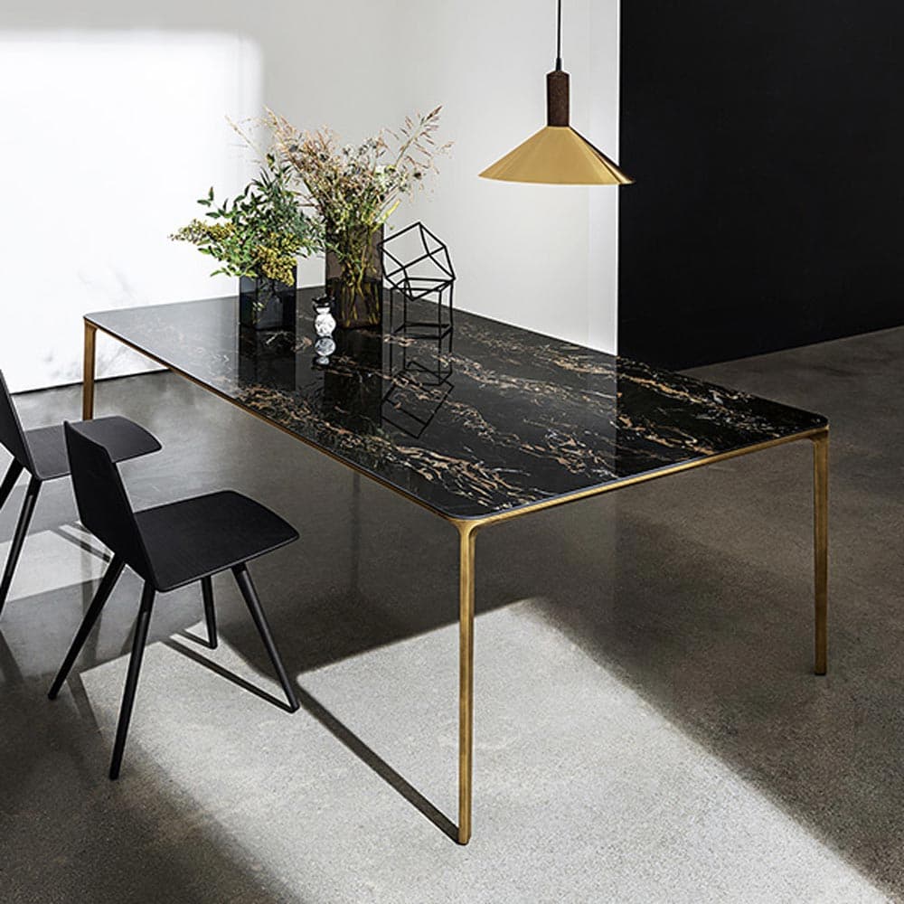 Slim Rectangular Dining Table by Sovet Italia