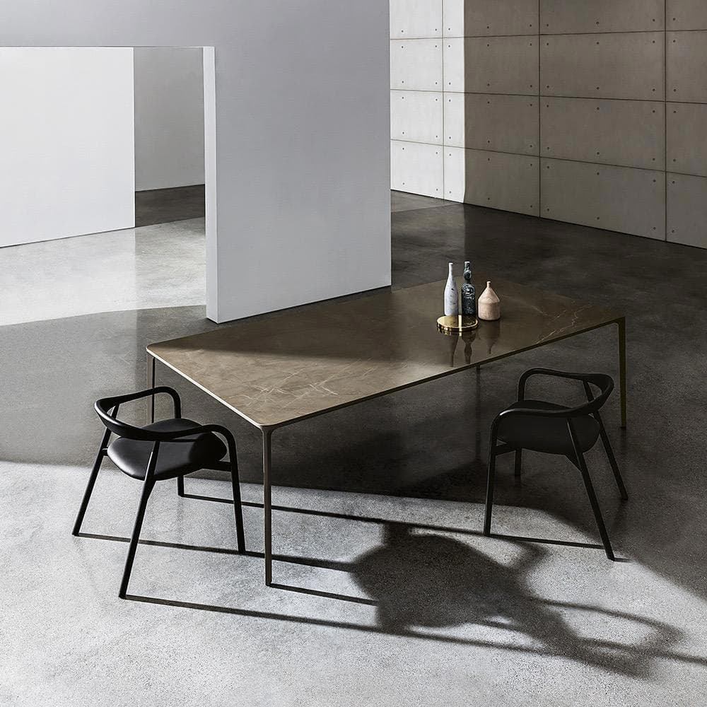 Slim Rectangular Dining Table by Sovet Italia