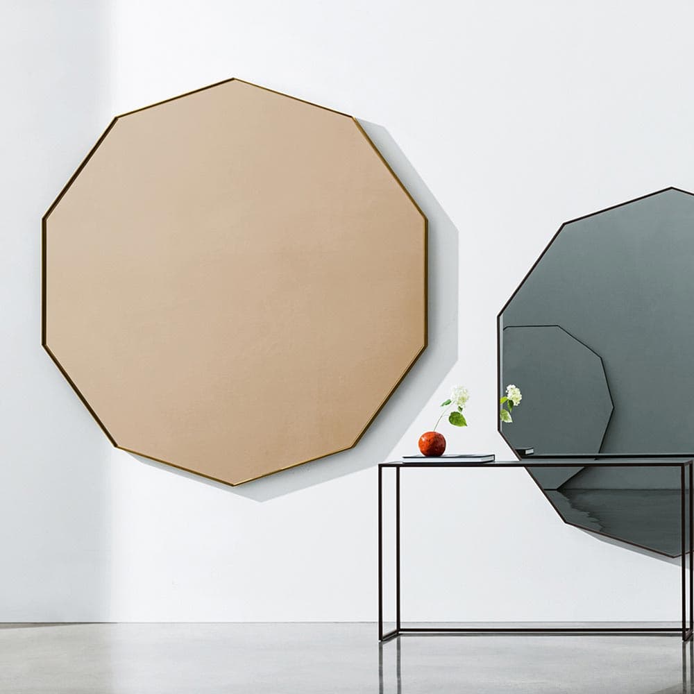 Visual Decagonal Mirror by Sovet Italia