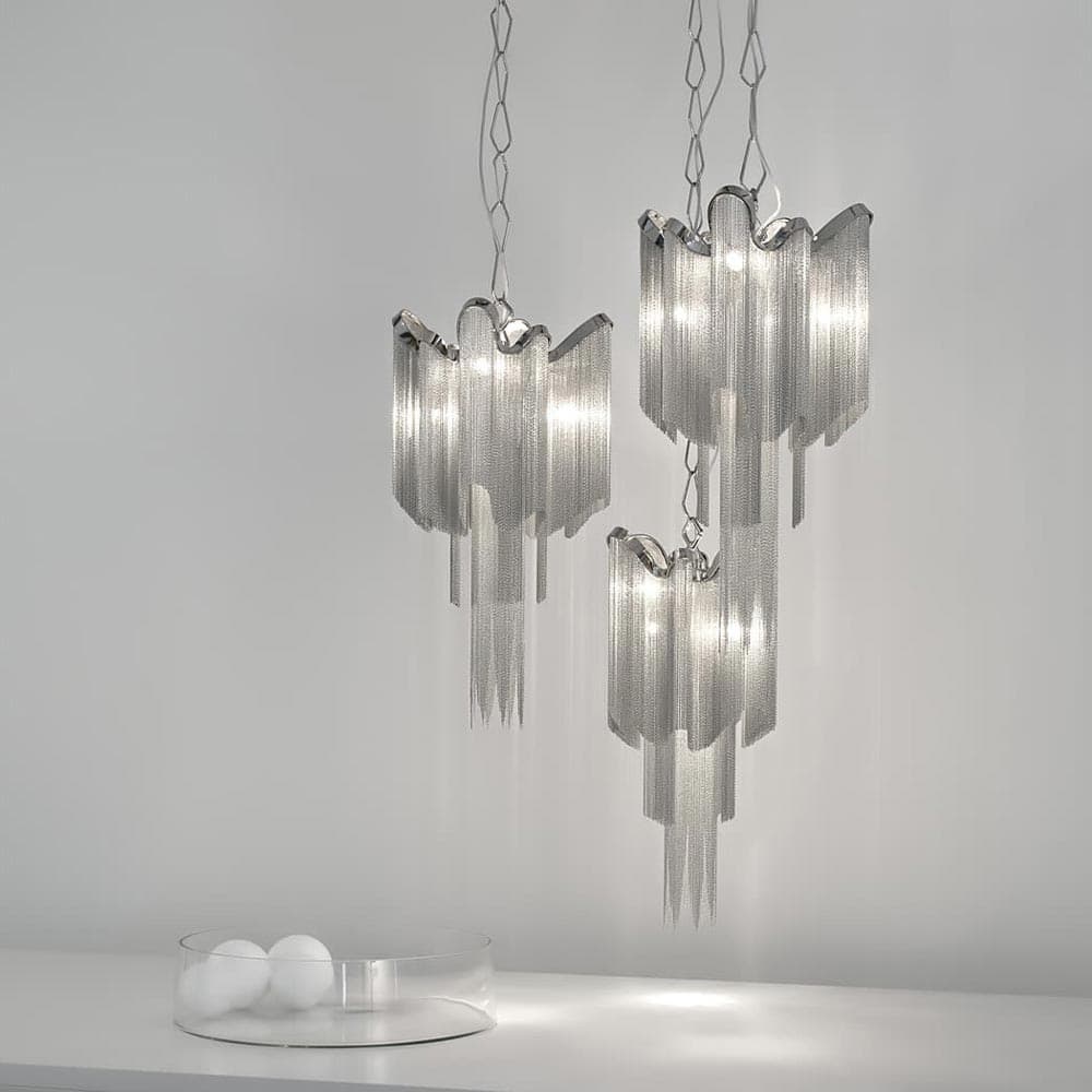 Stream Suspension Lamp by Terzani