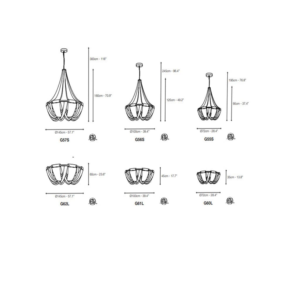 Soscik Suspension Lamp by Terzani