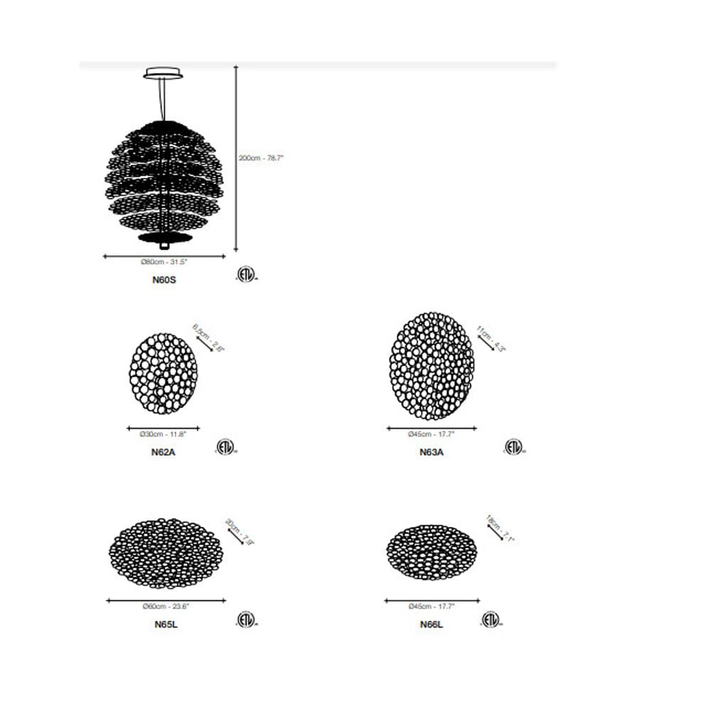 Tresor Suspension Lamp by Terzani