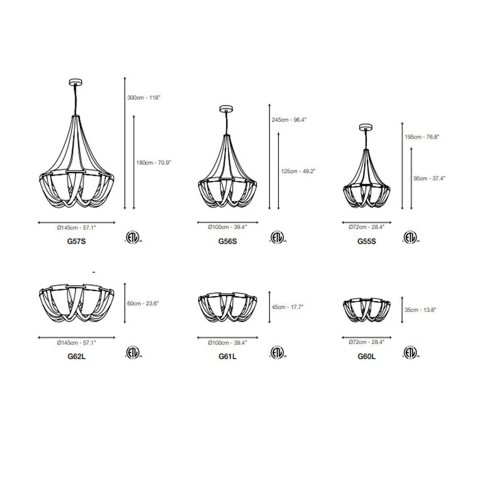 Soscik Ceiling Lamp by Terzani