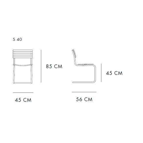 S 40 Outdoor Chair by Thonet