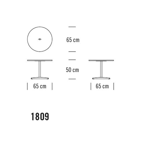 1809 Side Table by Thonet