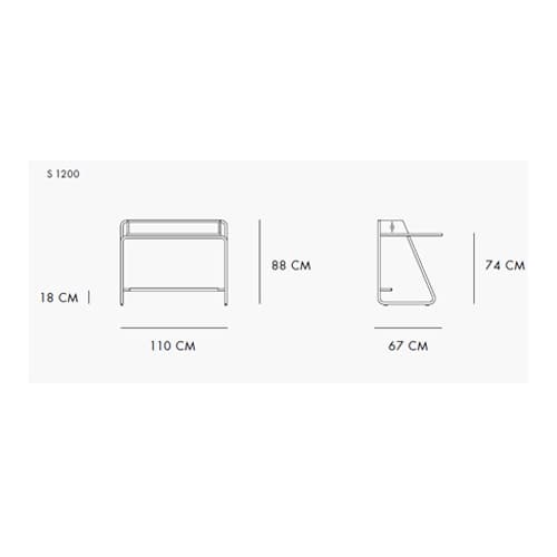 S-1200 Writing Desk by Thonet