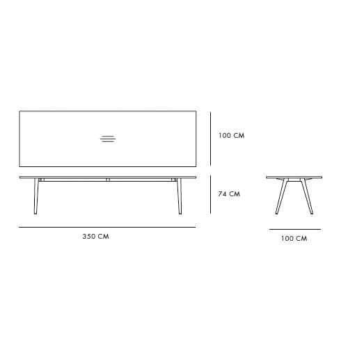 1500 Dining Table by Thonet