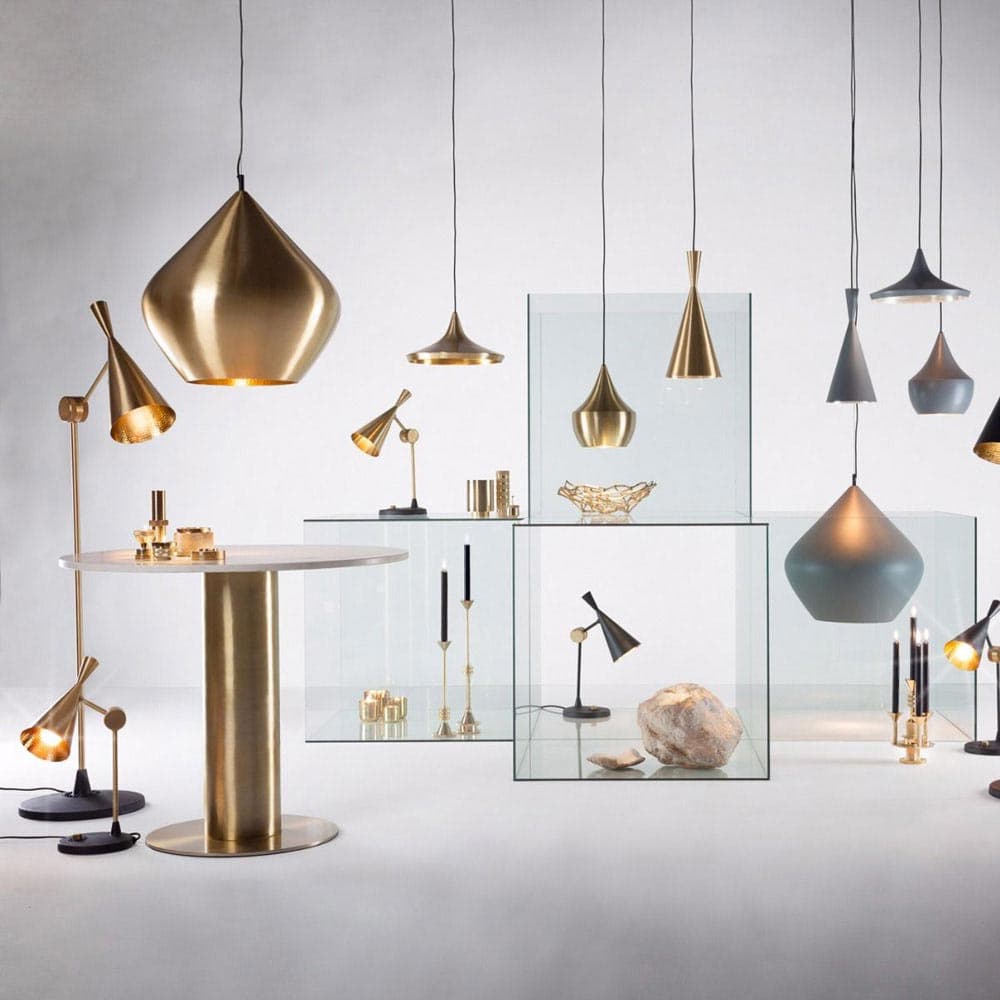 Beat Tall Pendant Lamp by Tom Dixon