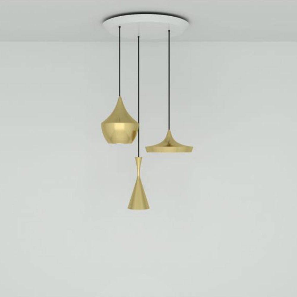 Beat Trio Round Pendant Lamp by Tom Dixon