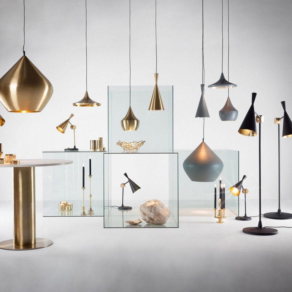 Beat Wide Pendant Lamp by Tom Dixon