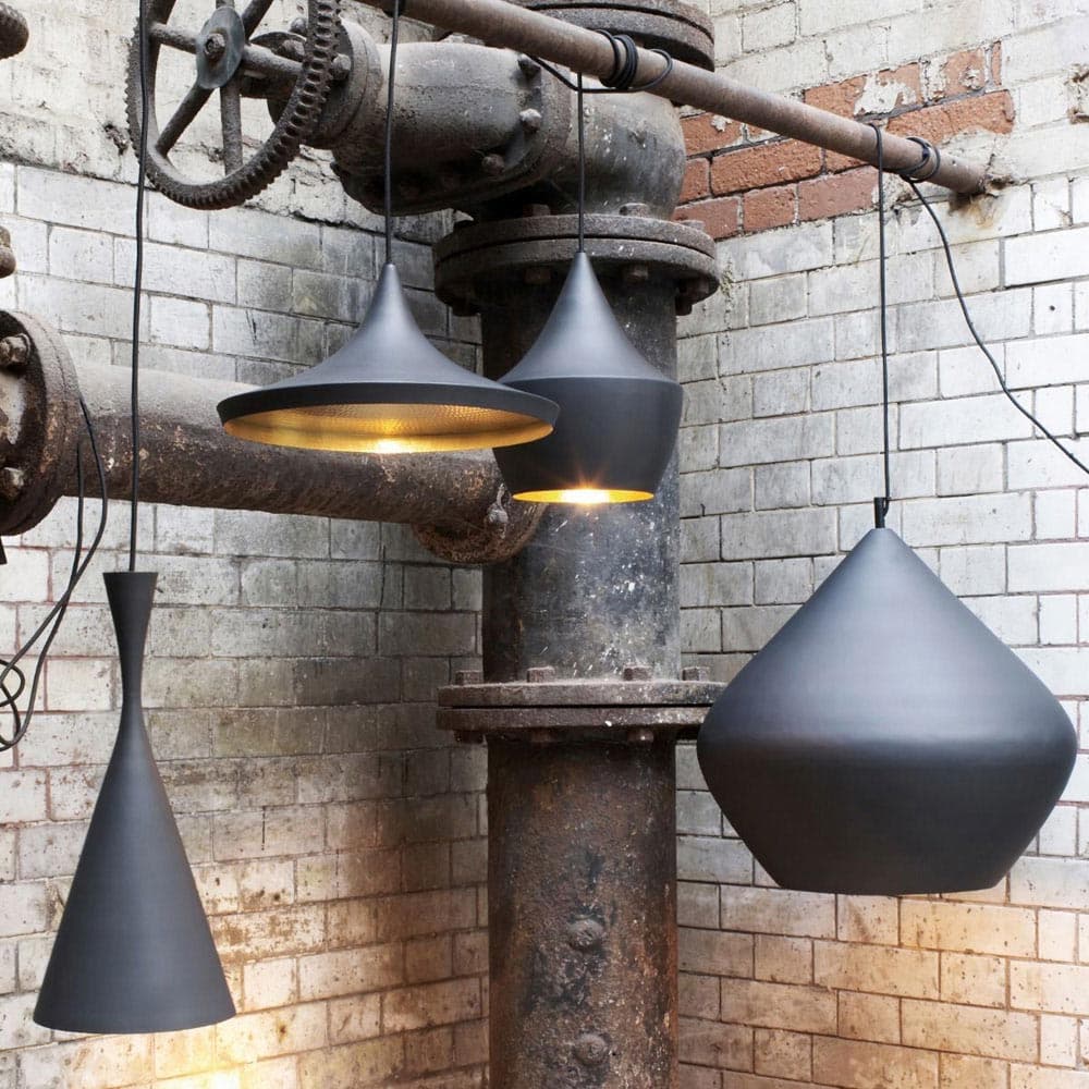 Beat Wide Pendant Lamp by Tom Dixon