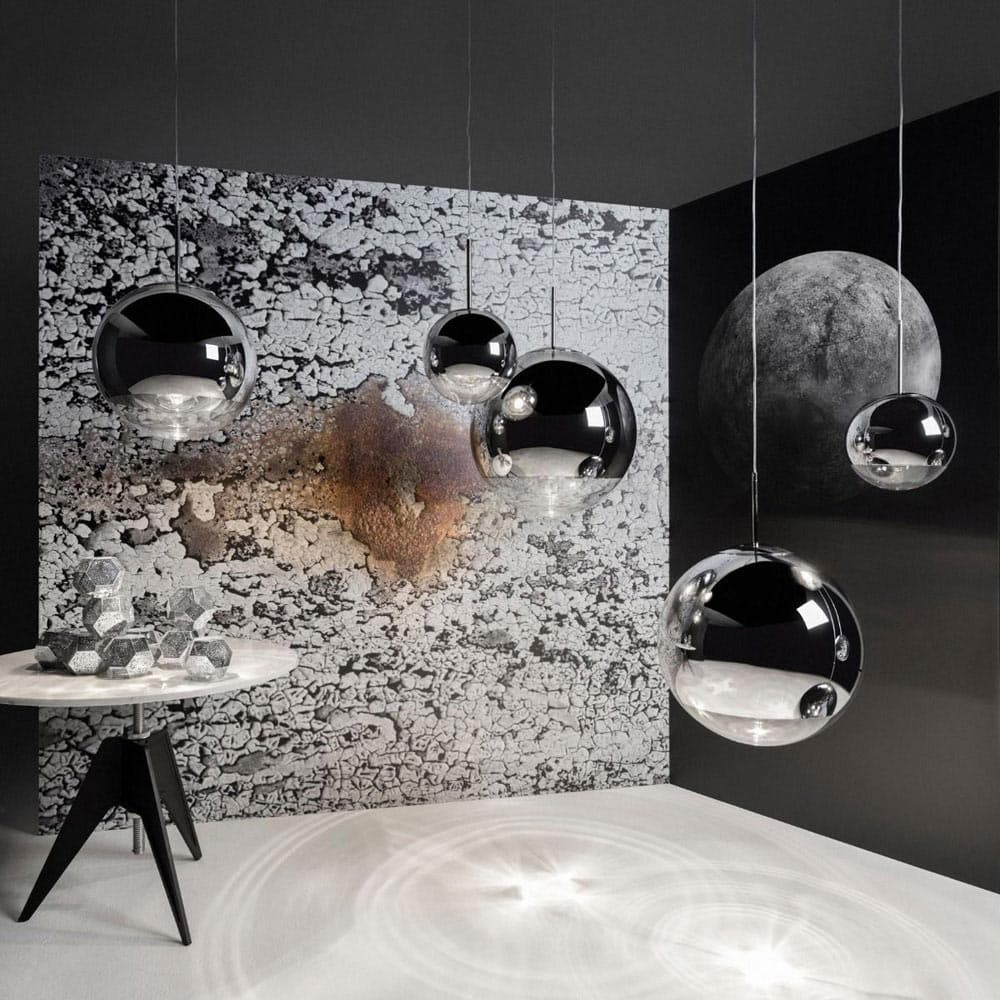 Mirror Ball Pendant Lamp by Tom Dixon