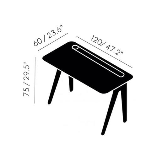 Slab Writing Desk by Tom Dixon