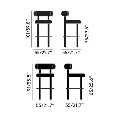 Fat Bar Stool by Tom Dixon