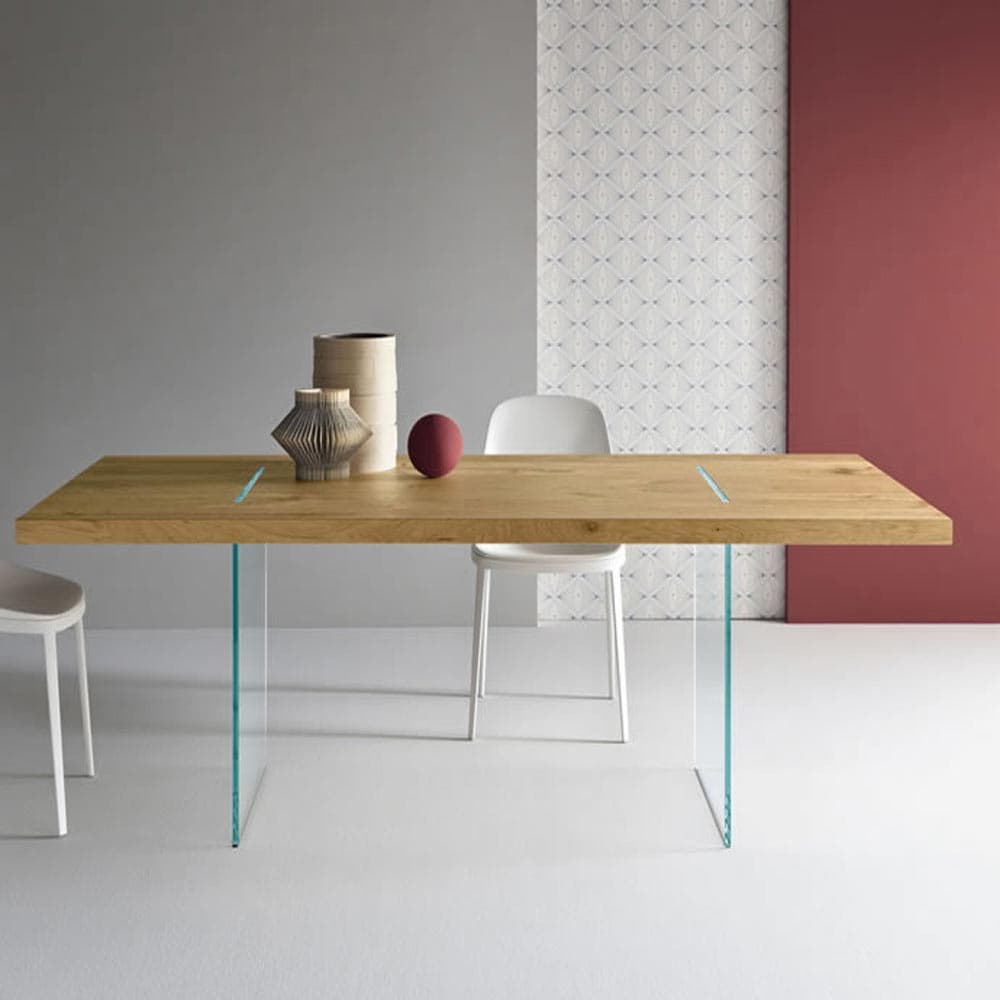 Tavolante Aged Oak Dining Table by Tonelli Design