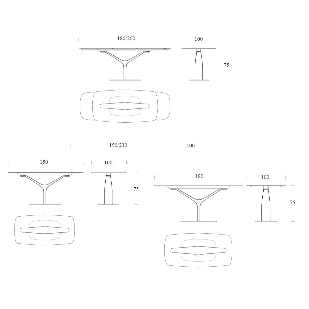 Ariston Dining Table by Tonin Casa