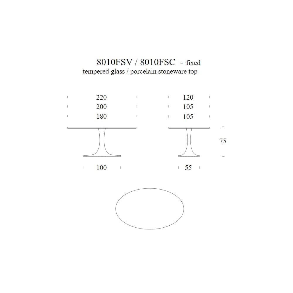 Imperial Dining Table by Tonin Casa