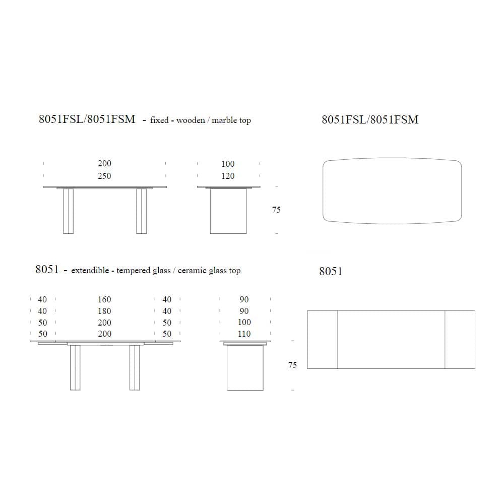 Manhattan Dining Table by Tonin Casa