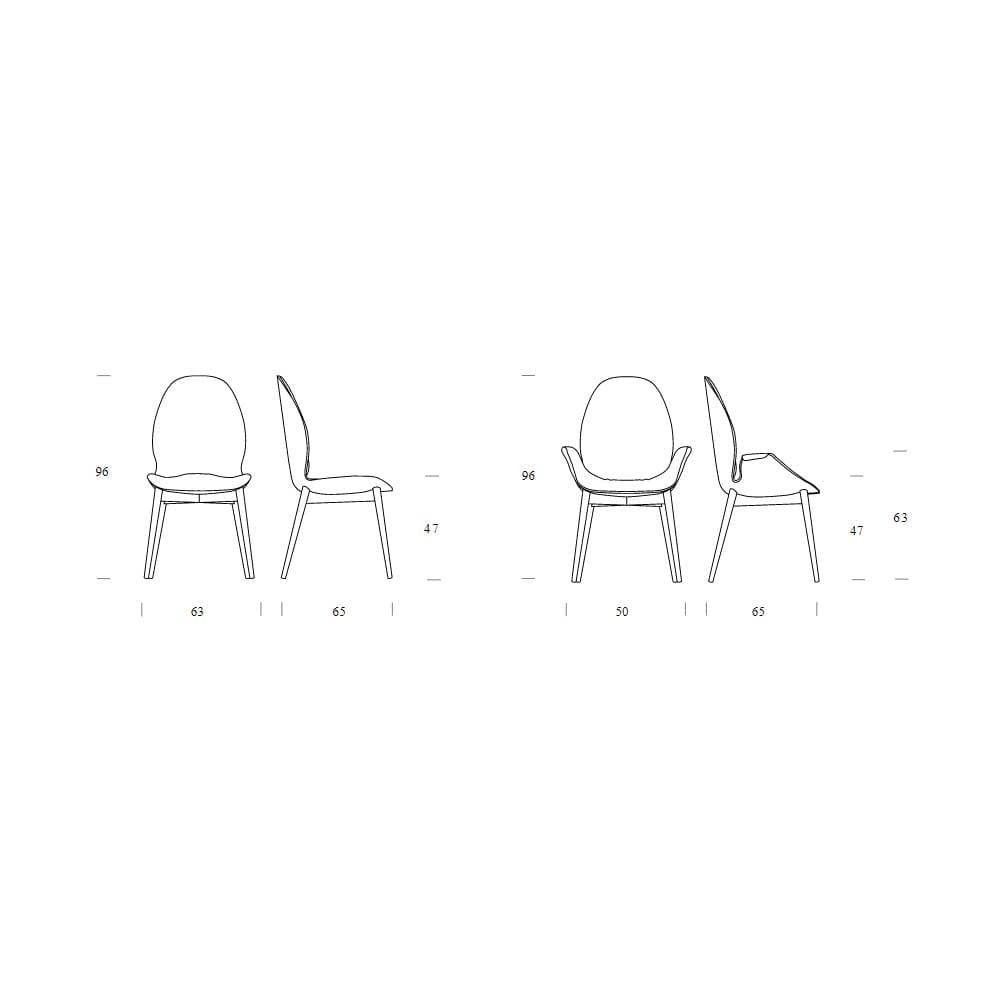 Sorrento Easy Dining Chair by Tonin Casa