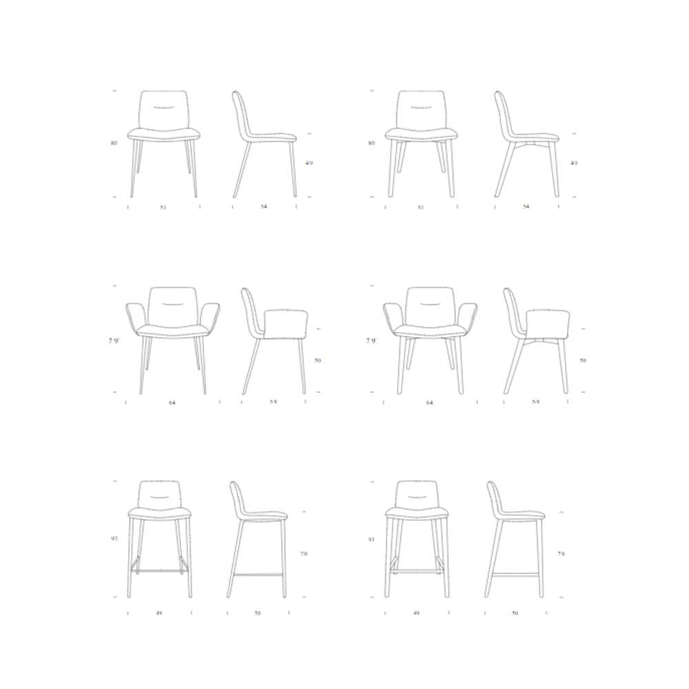 Alexia Dining Chair by Tonin Casa