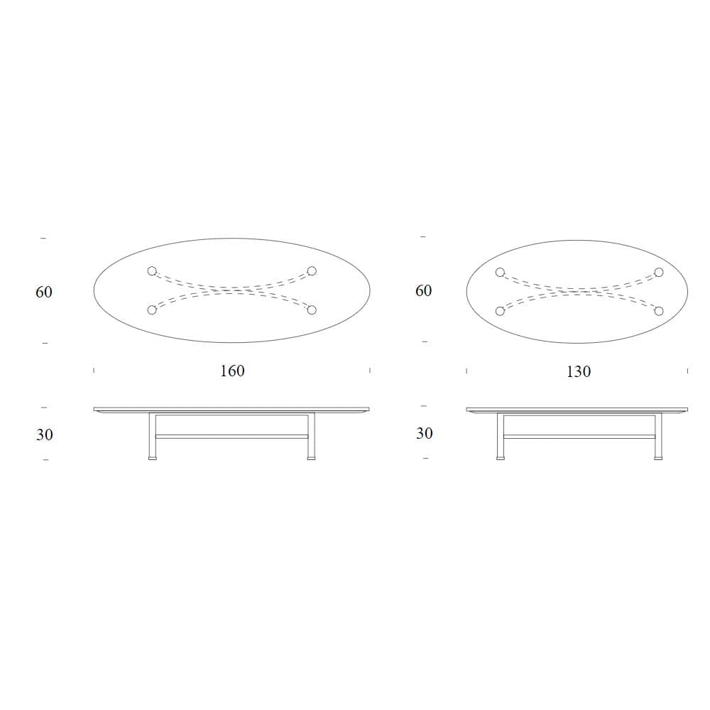 Parioli Coffee Table by Tonin Casa