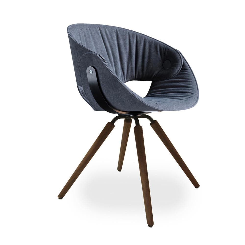 Flat Soft Upholstered Armchair by Tonon