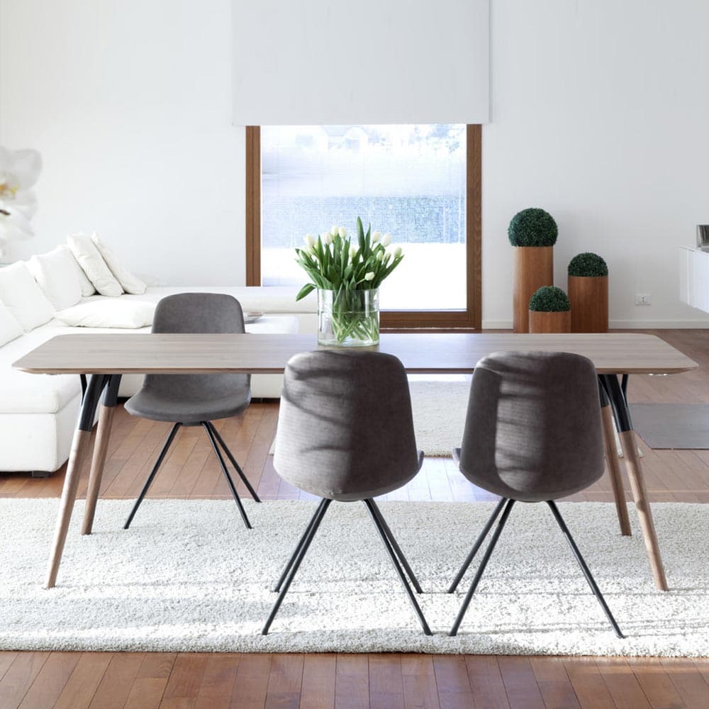 Salt And Pepper Rectangular Dining Table by Tonon