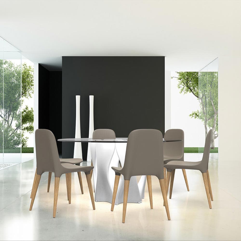 Tako Soft Touch Dining Chair by Tonon