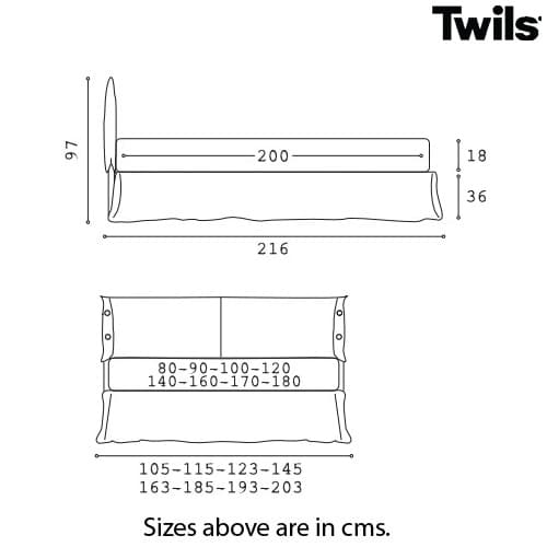 Giselle Emporio Bed by Twils