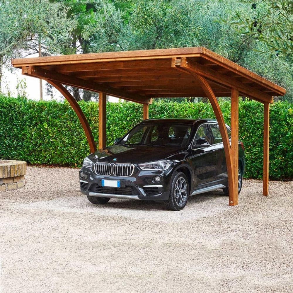 Single Covercar Pergola by Unopiu