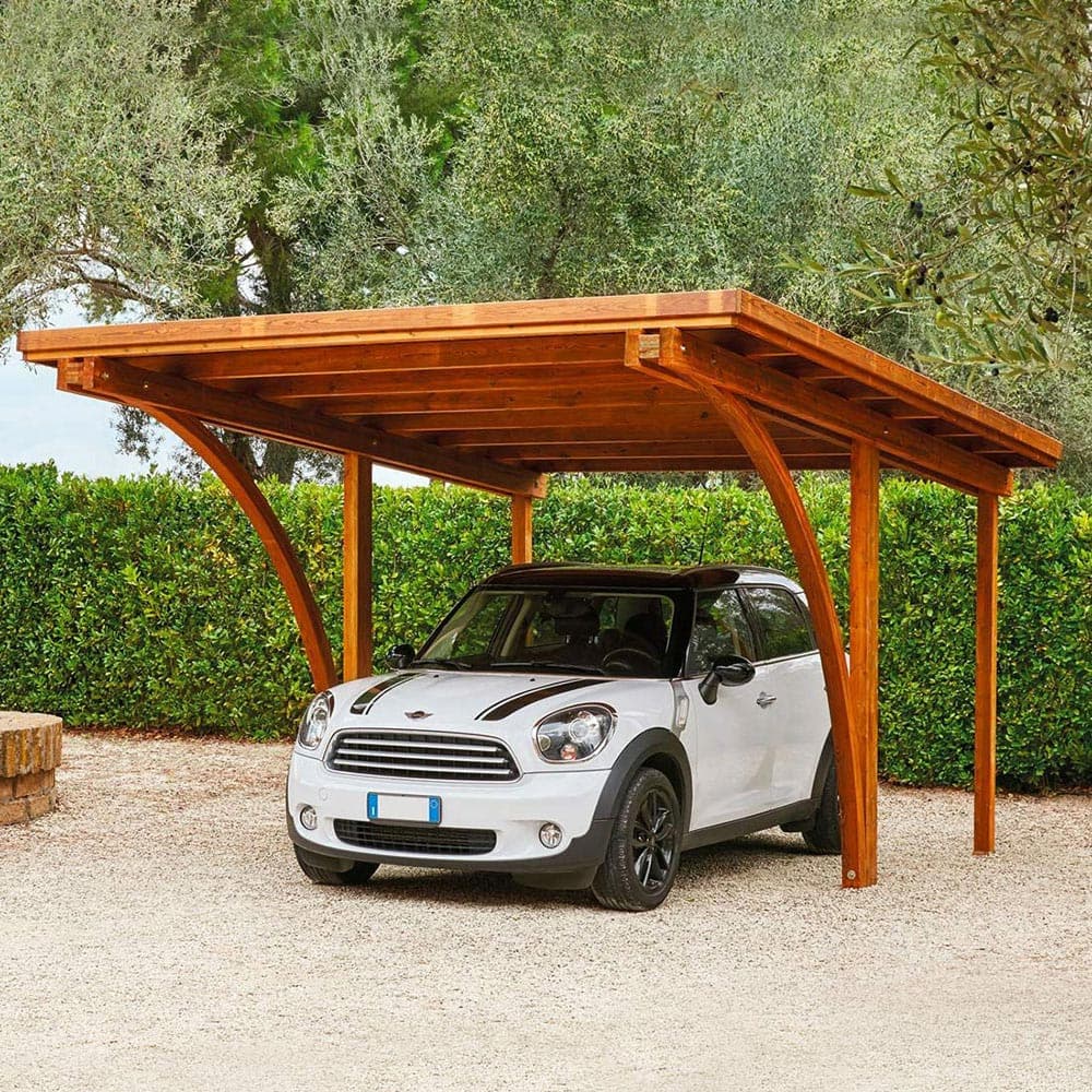 Single Covercar Pergola by Unopiu