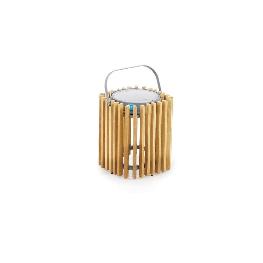 Solare Teak Floor Lamp Outdoor Lighting by Unopiu