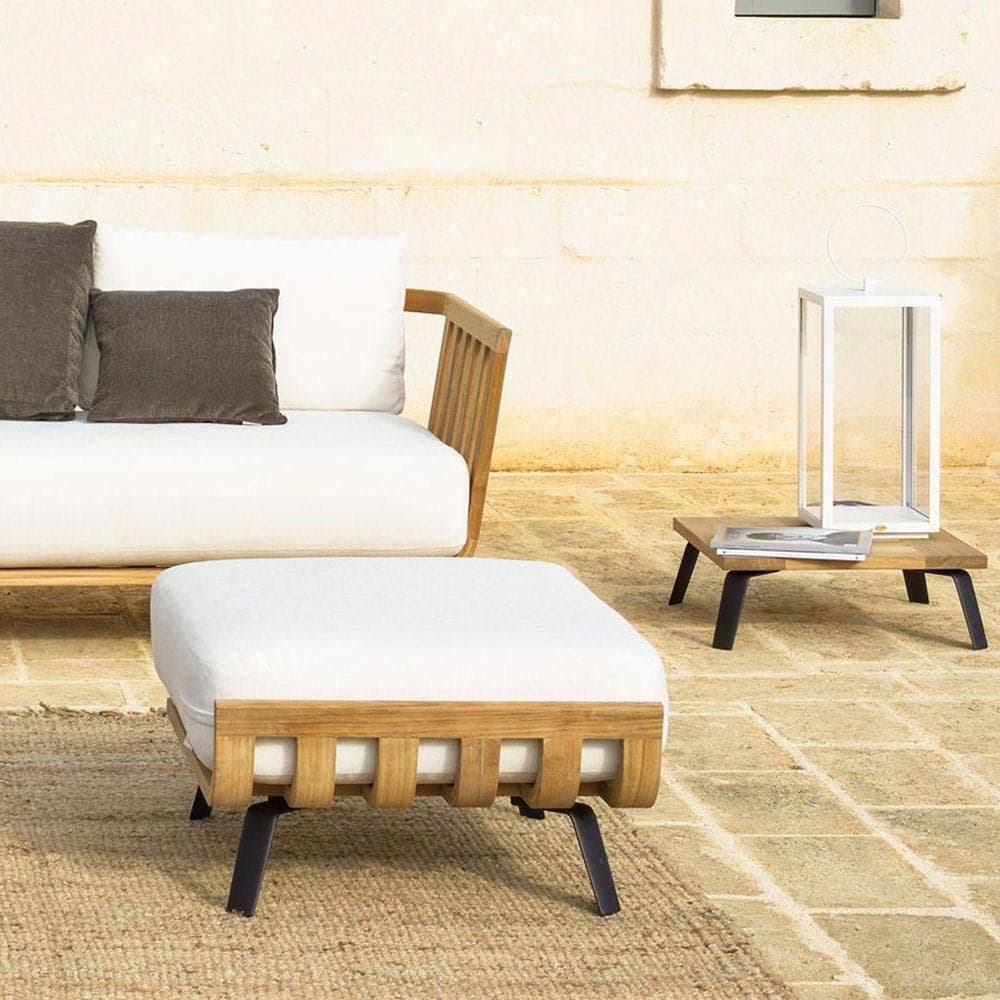 Welcome Outdoor Footstool by Unopiu