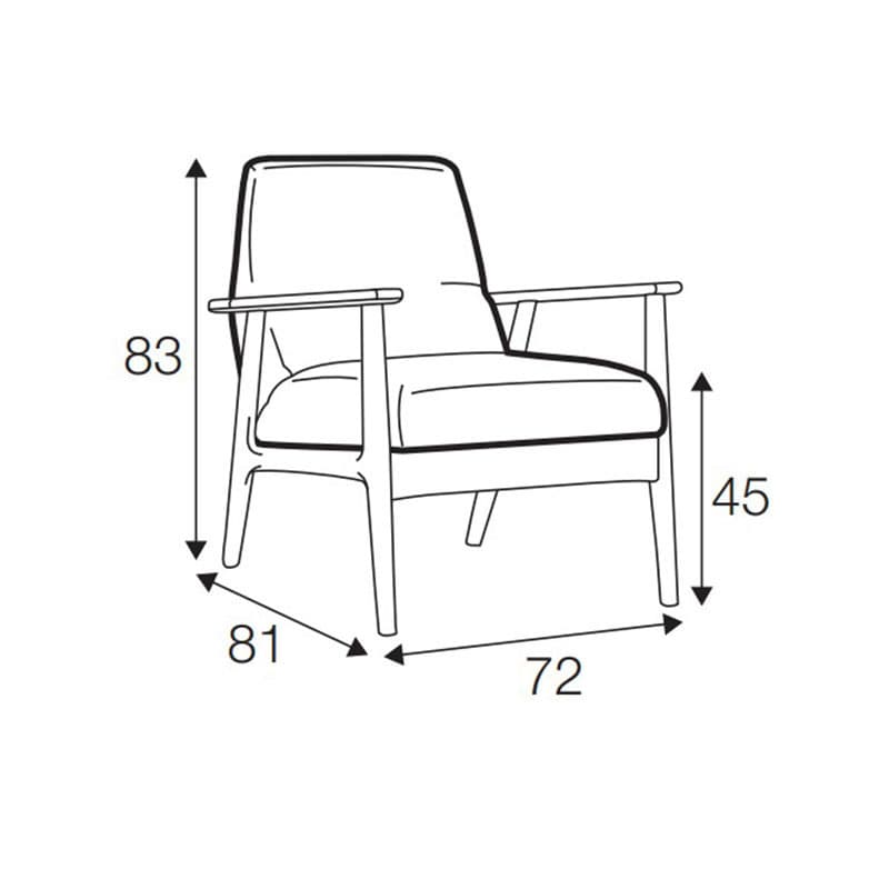 Jack Armchair by Urbano