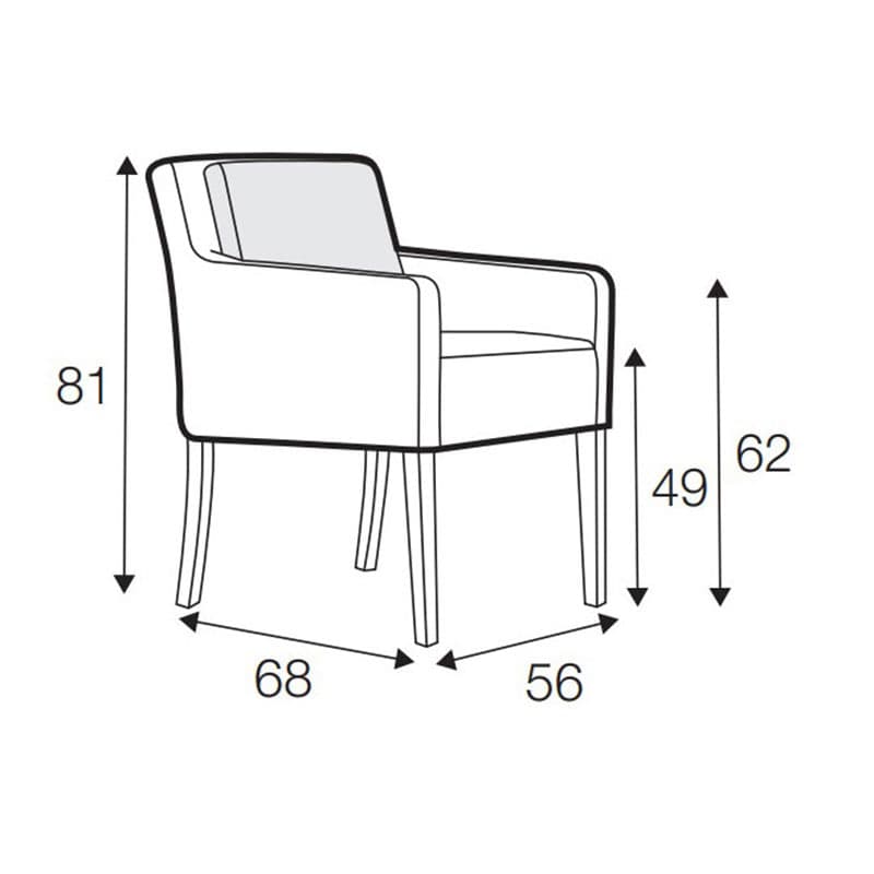 Venezia Armchair by Urbano