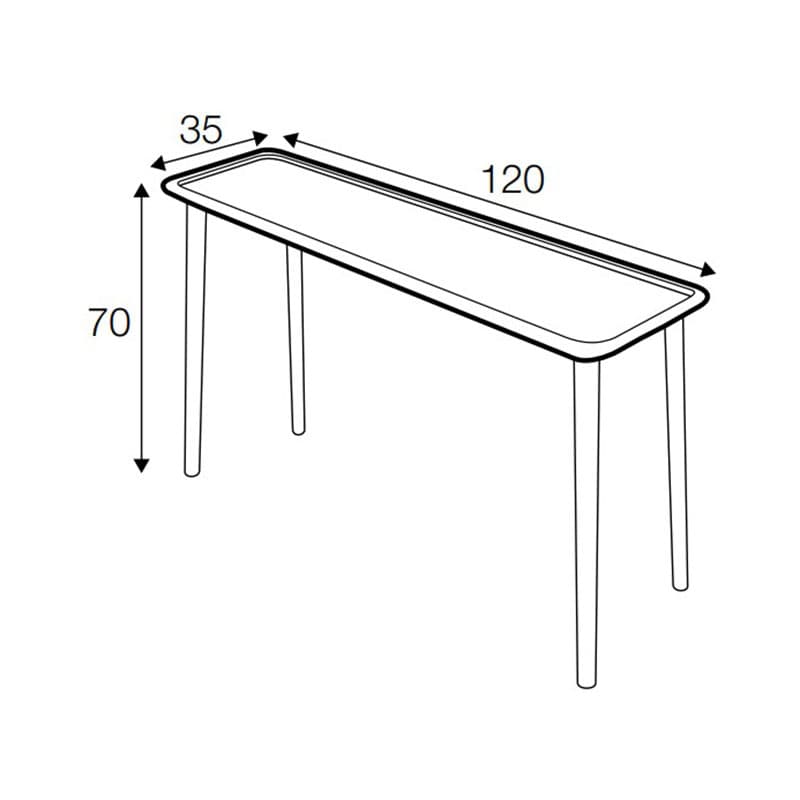 Love Console Table by Urbano