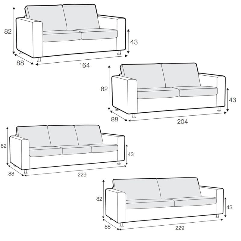 Palma Sofa by Urbano