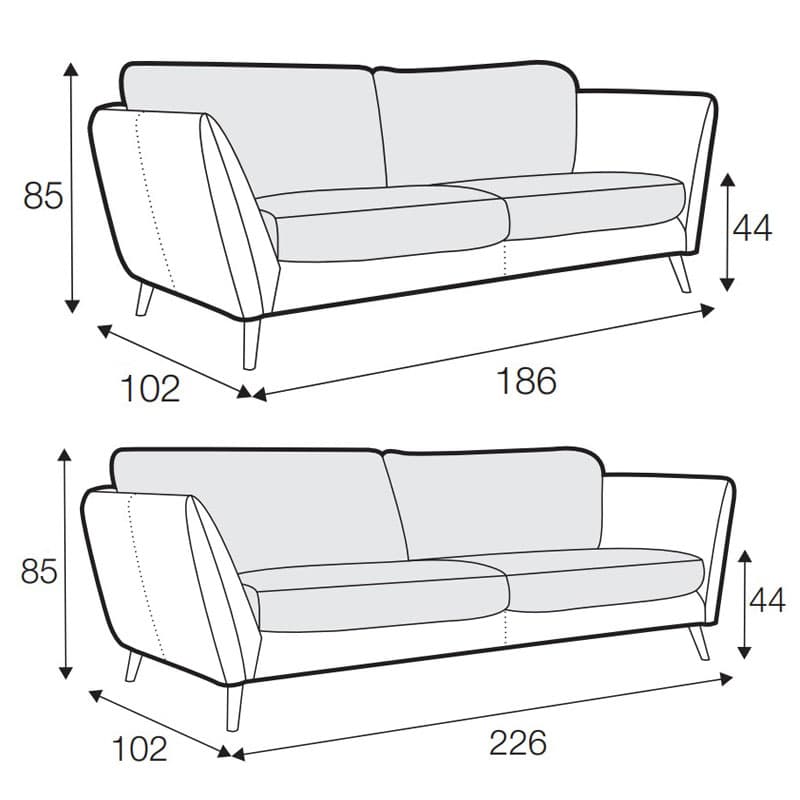 Stella Leather Sofa by Urbano