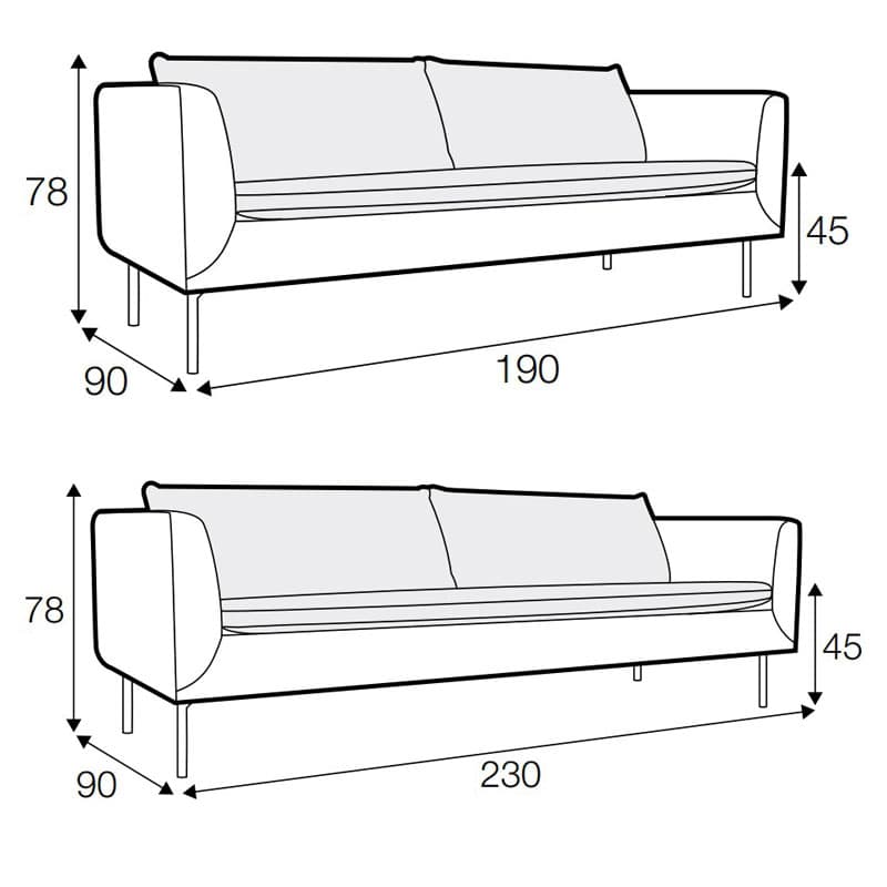 Charlie Sofa by Urbano