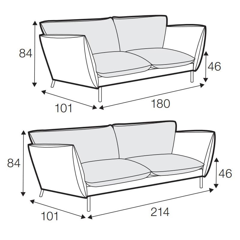 Hugo Sofa by Urbano