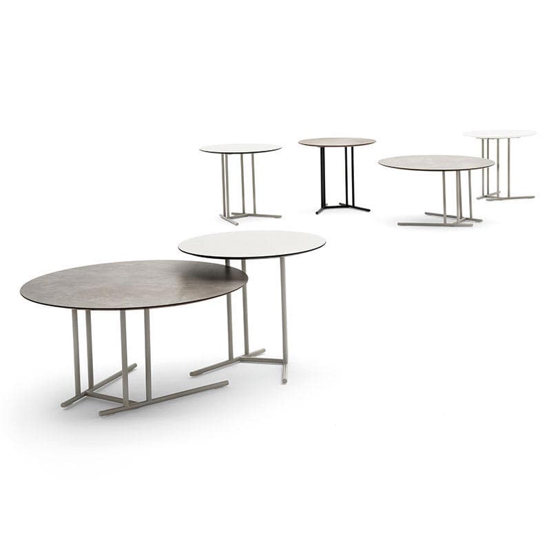 Belt Outdoor Side Table by Varaschin