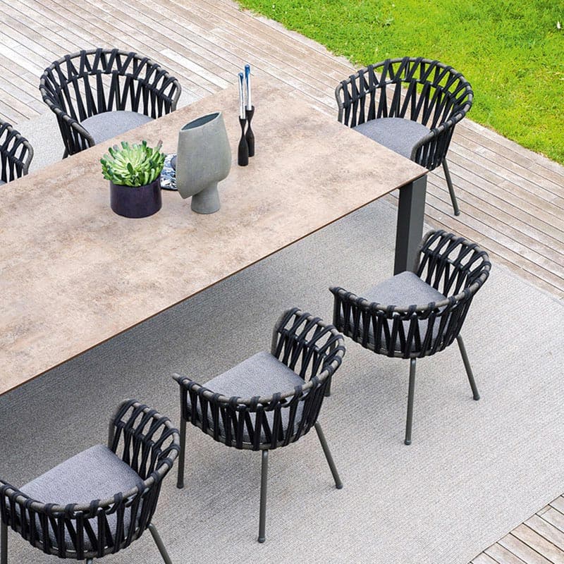 Dolmen Outdoor Table by Varaschin