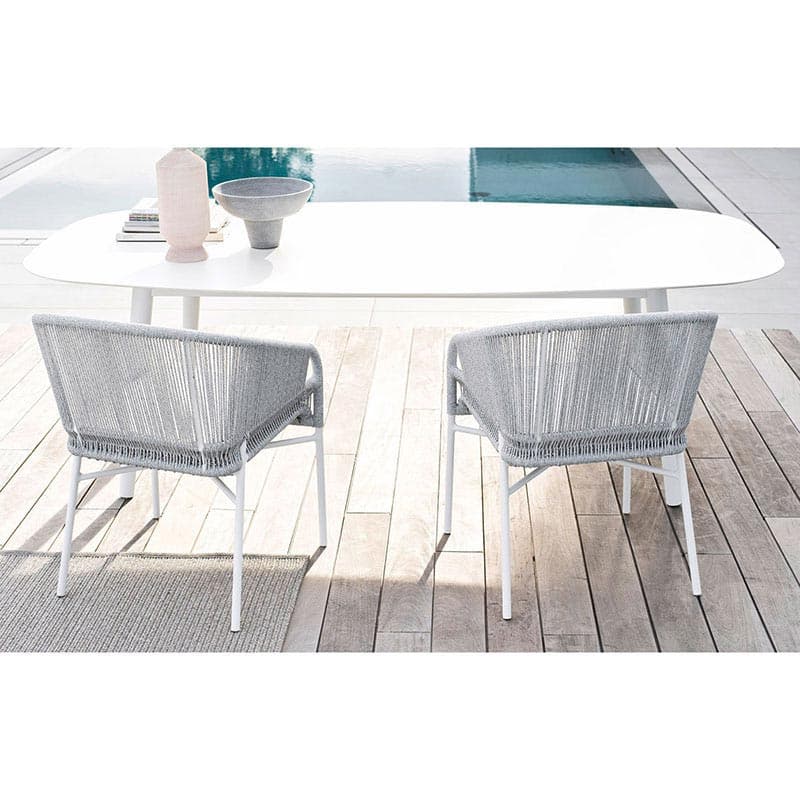 Ellisse Outdoor Table by Varaschin