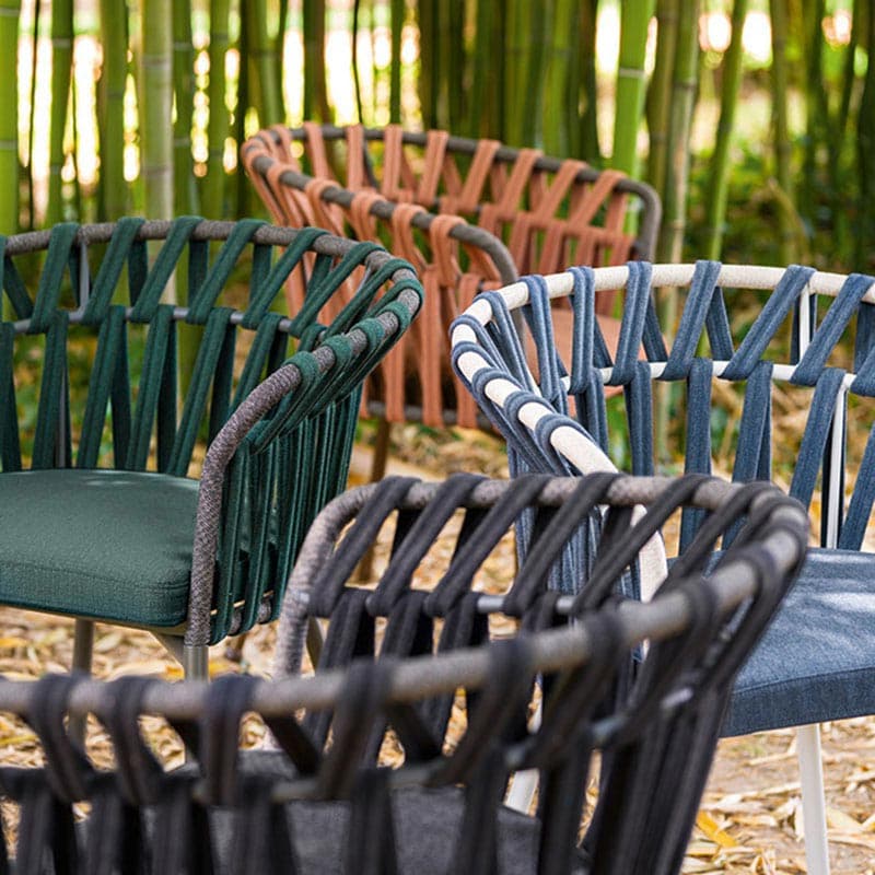 Emma Cross Outdoor Armchair by Varaschin