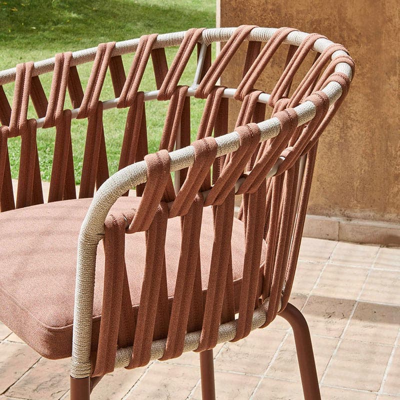 Emma Cross Outdoor Barstool by Varaschin