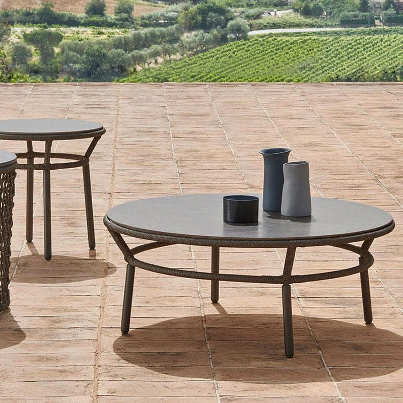 Emma Cross Outdoor Coffee Table by Varaschin