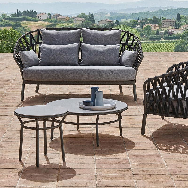 Emma Cross Outdoor Coffee Table by Varaschin